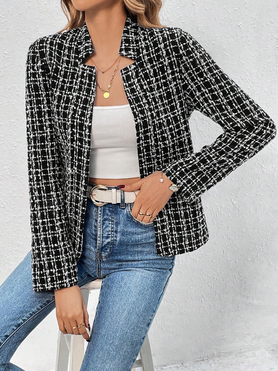 Clothing Fashion and apparel Penelope Plaid Jacket