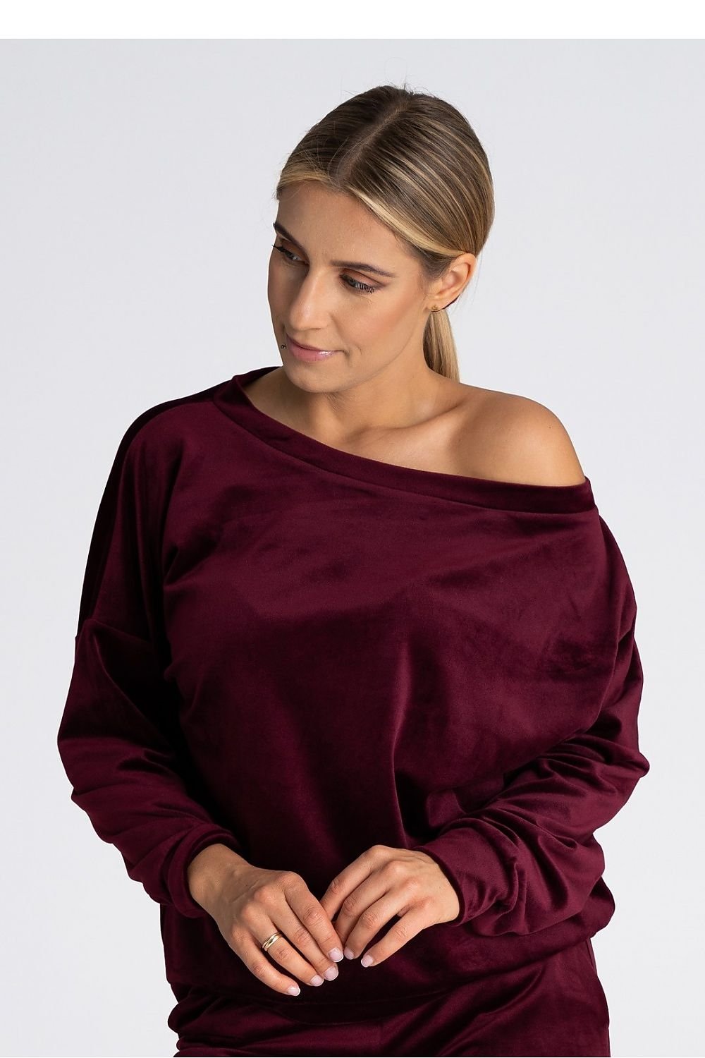 Off Shoulder Sweatshirt