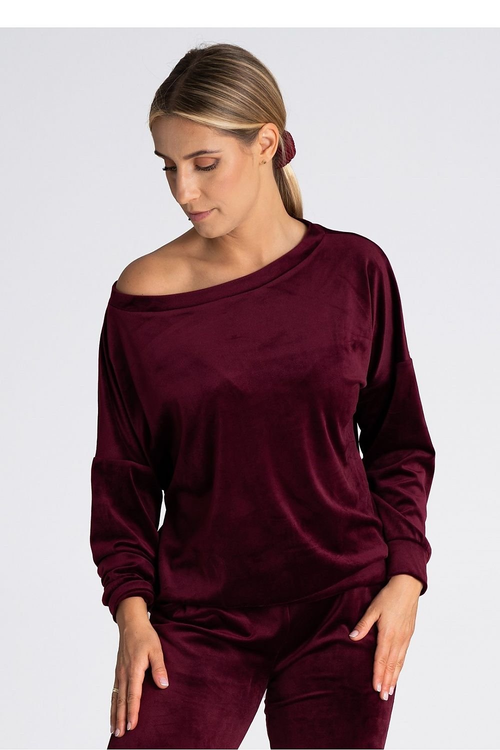 Off Shoulder Sweatshirt