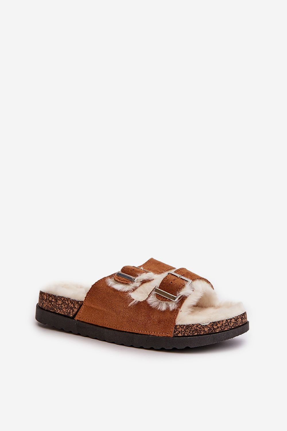 Fur Lined Slipper Sandals