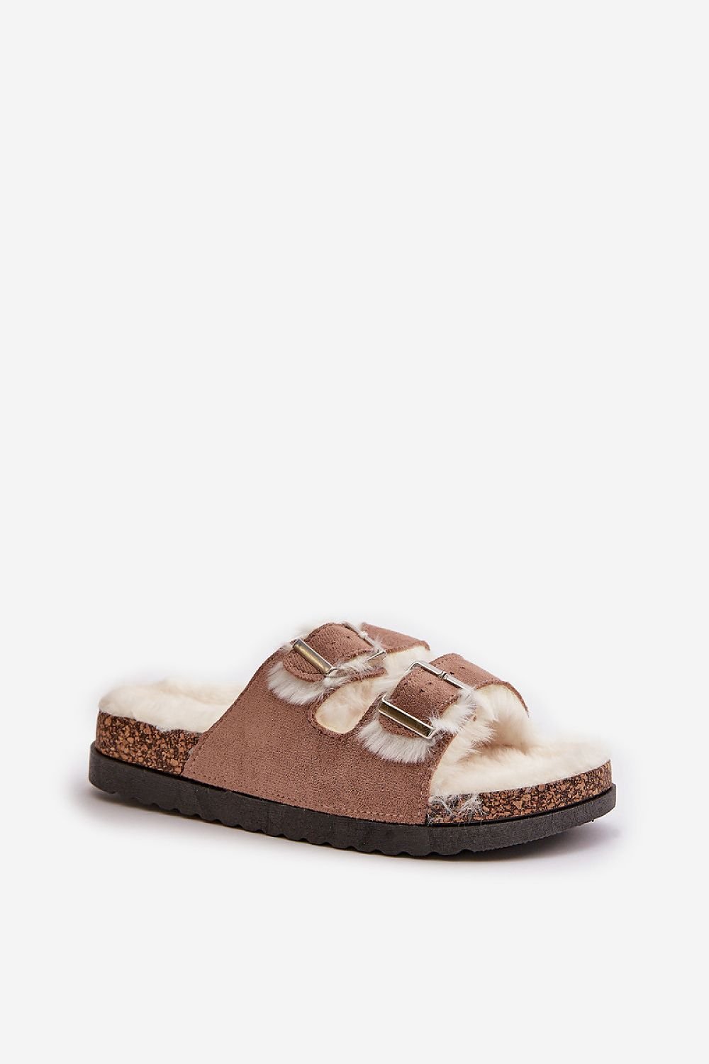 Fur Lined Slipper Sandals